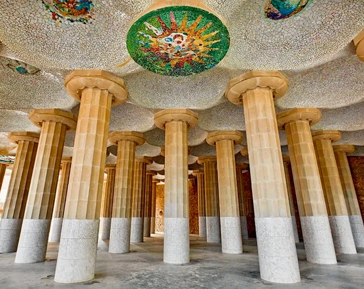 the Hypostyle Room in Park Guell