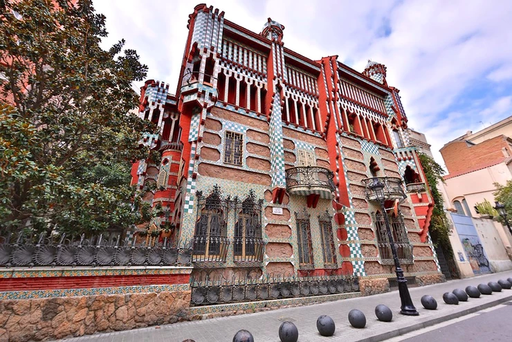 Gaudi's Casa Vicens in Barcelona