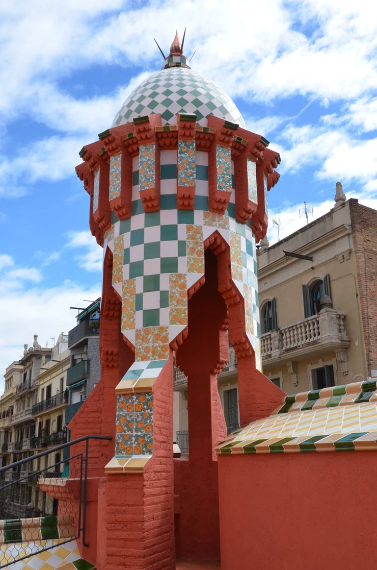 rooftop of Casa Vicens