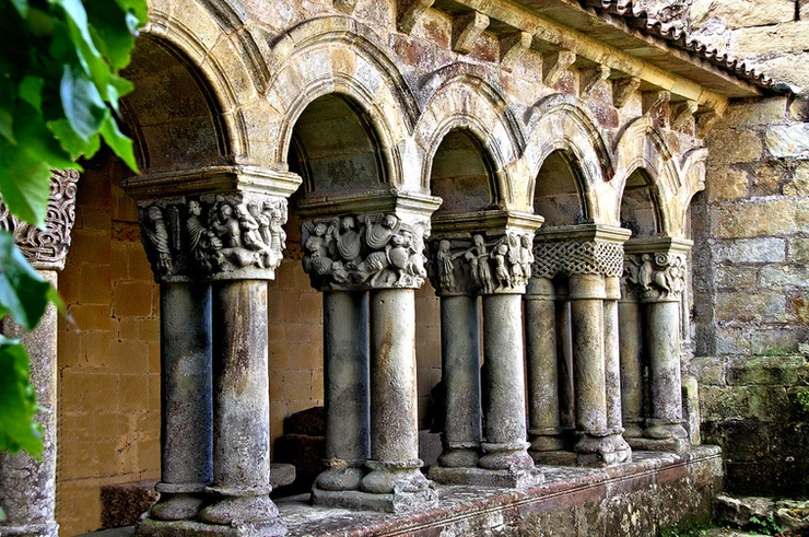 cloisters of the Collegiate Church in Santillana del Mar