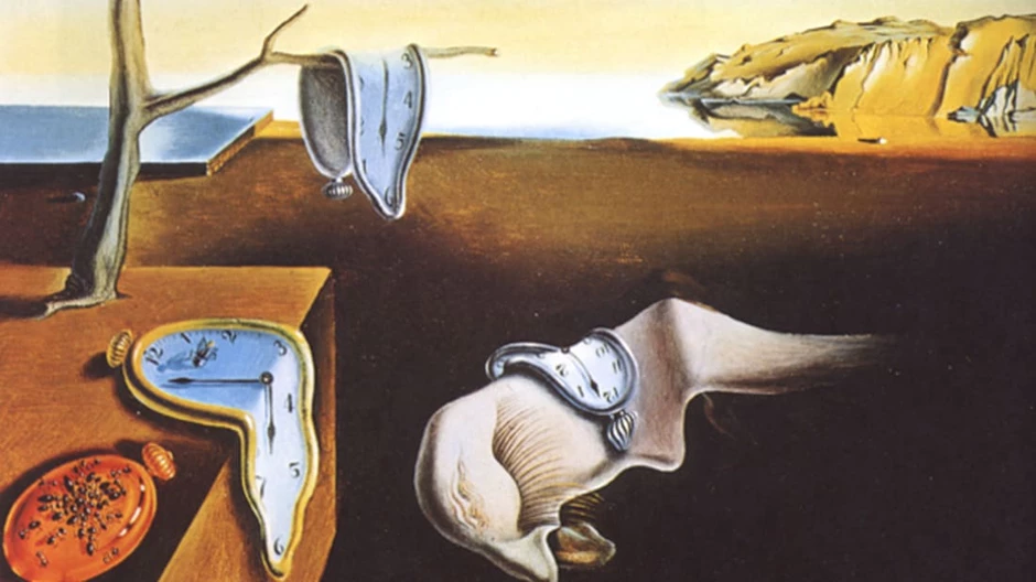 Salvador Dali, The Persistence of Memory, 1931 -- his most famous painting, in New York's Museum of Modern Art