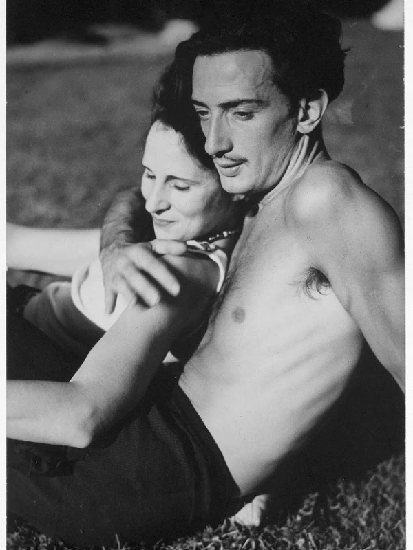 ca. 1930– Salvador Dali and Gala in Port Lligat, a fishing village near Cadaques, before they married. 