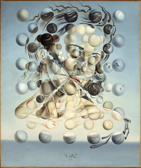 Salvador Dalí, Gala Placidia, Galatea of the Spheres, 1952