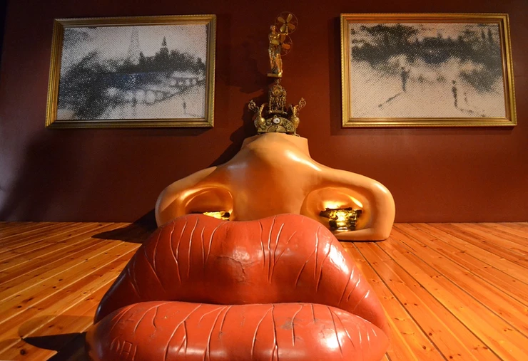 the Mae West Room in the Dali Museum