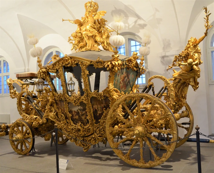 one of Mad King Ludwig's sleighs