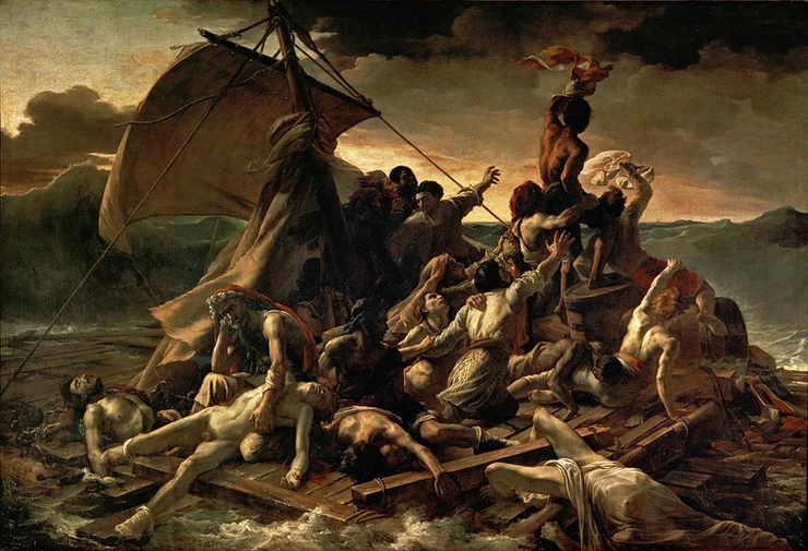 The Raft of the Medusa by Gericault at the Louvre