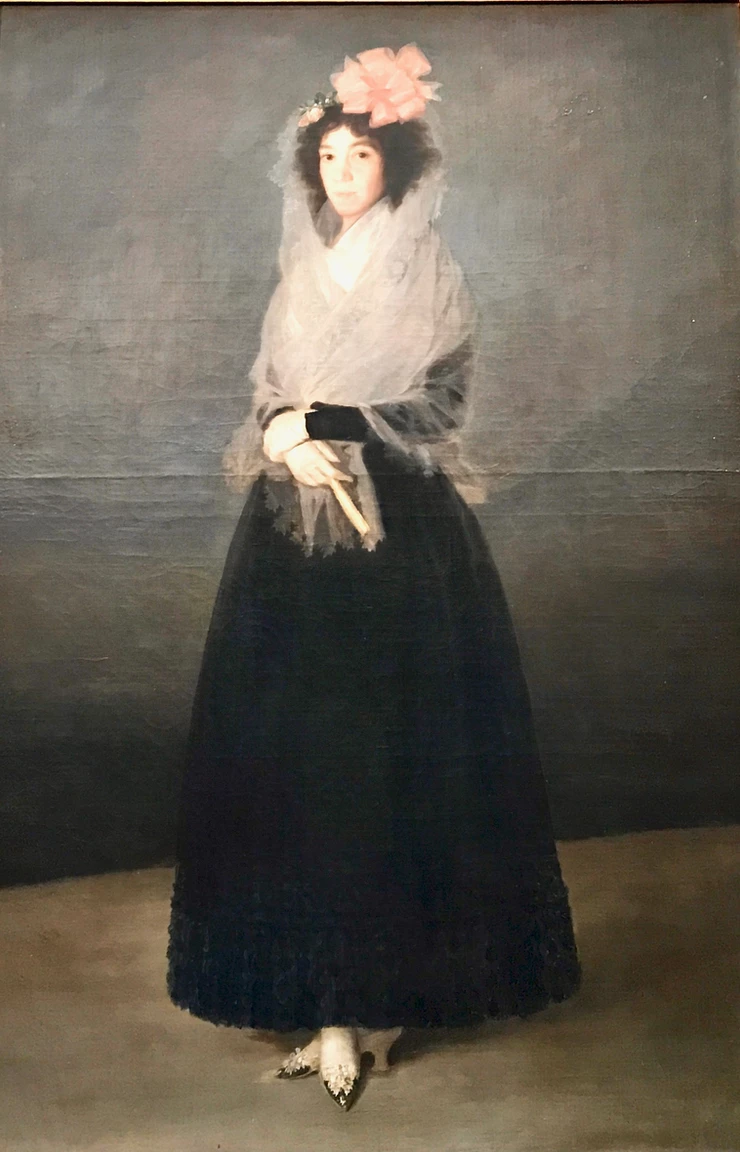 The Countess del Carpio by Goya at the Louvre