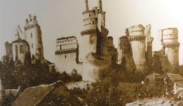 Pierrefonds as a ruin after Richelieu's siege 