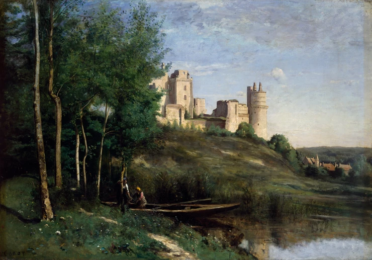   Jean-Baptiste Camille Corot, Chateau de Pierrefonds