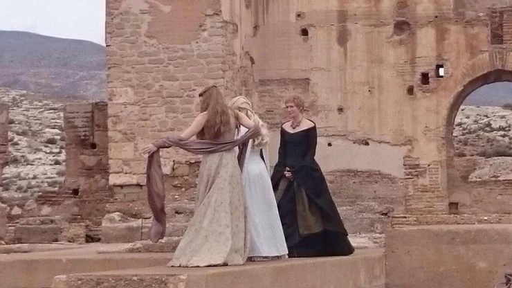 a scene shot in Almeria's Alcazaba