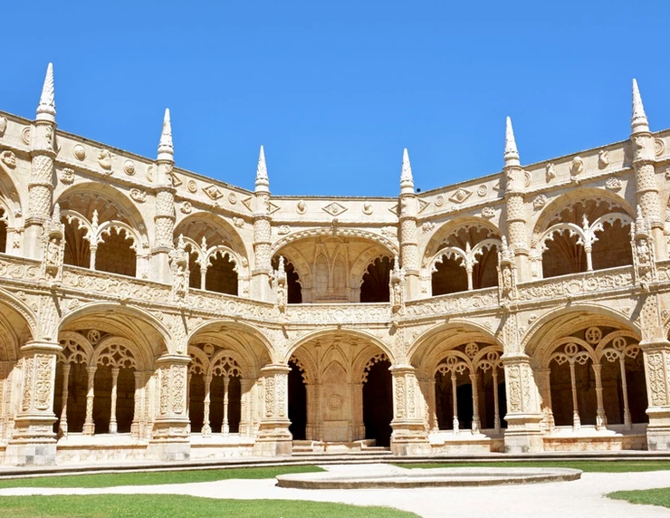 cloister of Jeronimos Monastery, an absolute must see with 2 days in Lisbon.