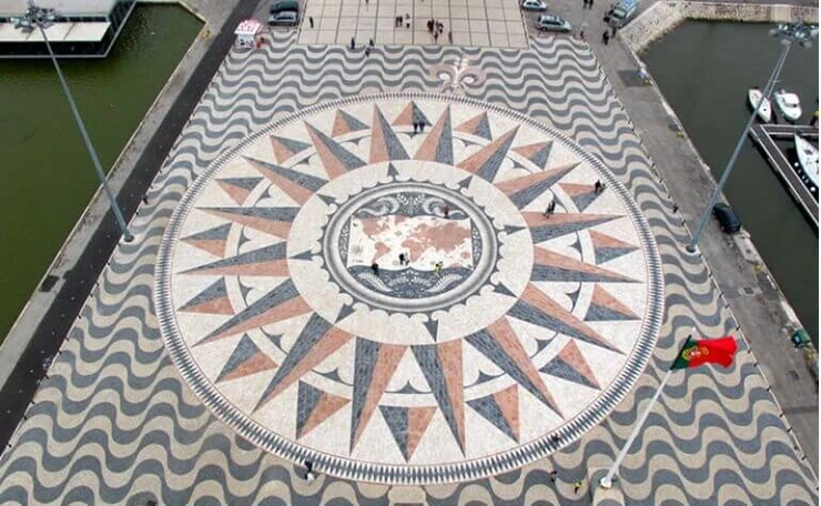 Compass Rose at the Monument of the Discoveries
