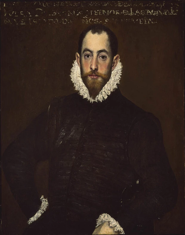 El Greco, Portrait of a Man of the House of Leiva, About 1580-1585,