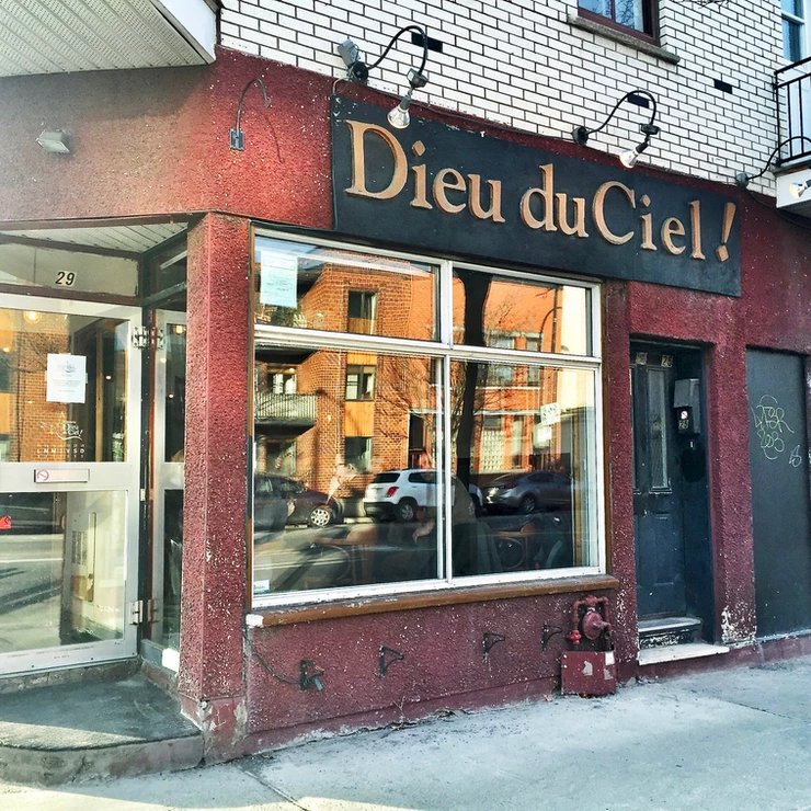 Dieu du Ciel micro brasserie in the Outremont neighborhood