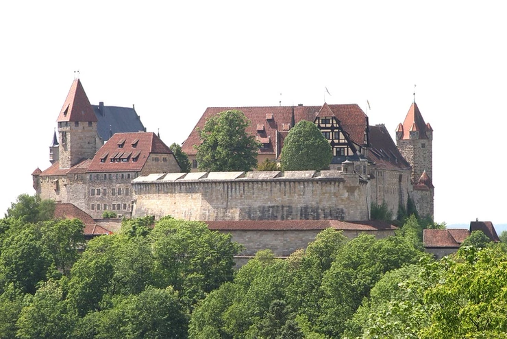 Veste Coburg, a great German castle in Coburg, 30 minutes north of Bamberg