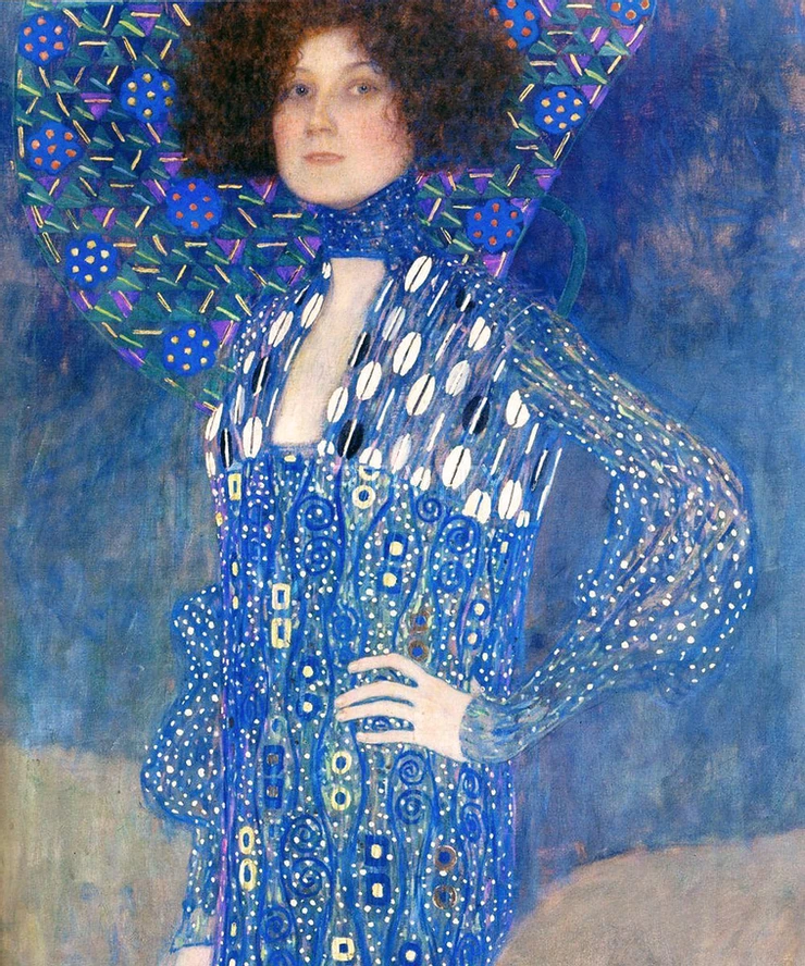 Gustav Klimt, Emilie Floge, 1902 -- Klimt had a 25 year relationship with Floge