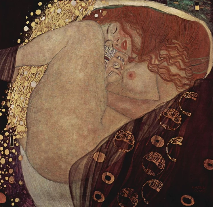 Gustav Klimt, Danäe, 1907