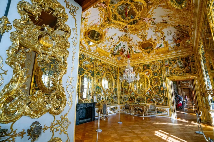 the Mirror Cabinet in the Wurzburg Reisdenz