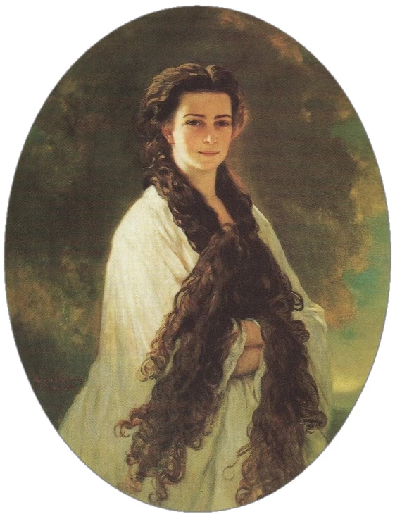 Franz Xaver Winterhalter (German, 1805-1863). Empress Elisabeth of Austria, 1864.