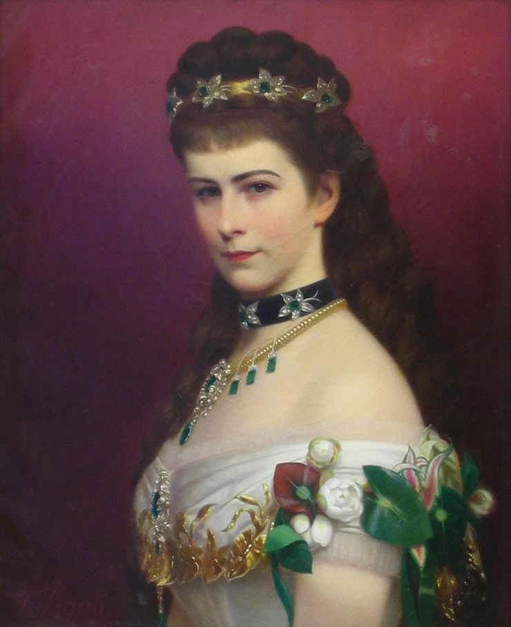 George Raab, Portrait of Empress Elisabeth
