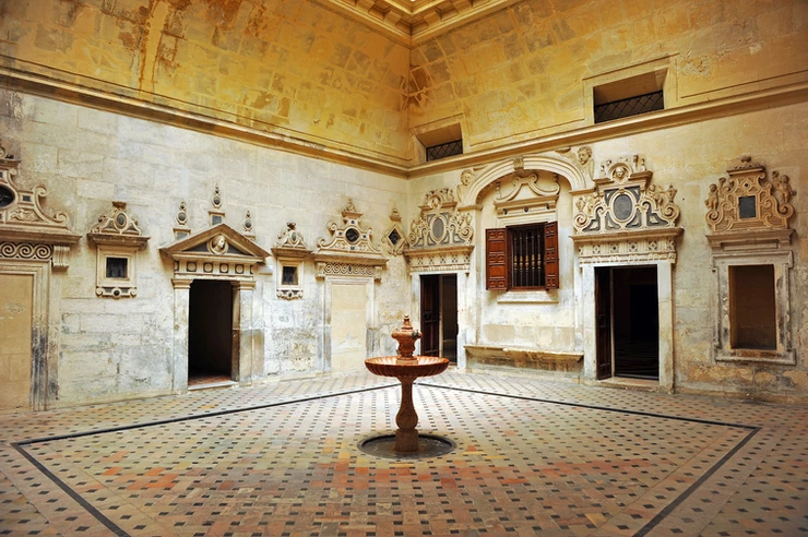 Courtyard of the Cabildo (Patio del Cabildo) inside Seville Cathedral
