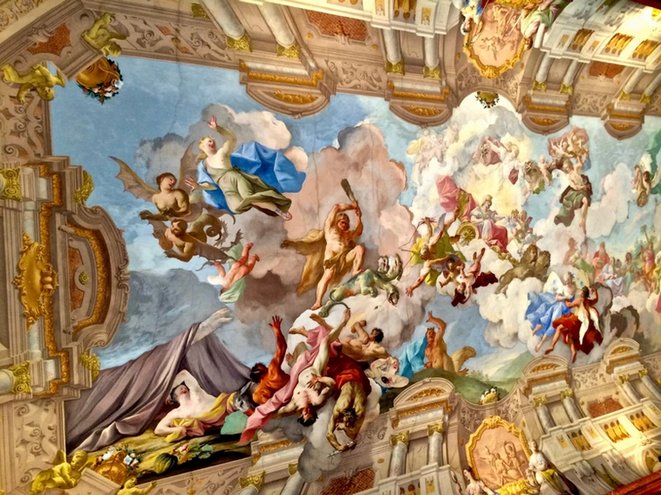 ceiling fresco by Paul Troger in the Marble Hall