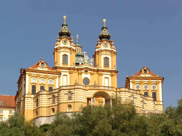 facade of Melk Abbey