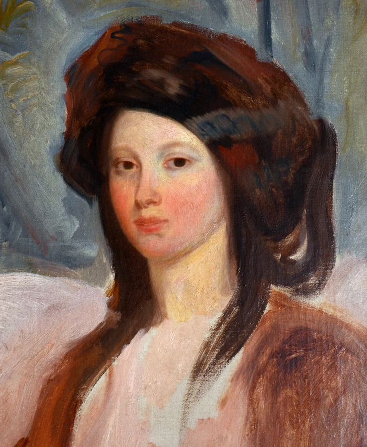 Champmartin, Portrait of Juliette Drouet, 1827 -- in the Victor Hugo Museum