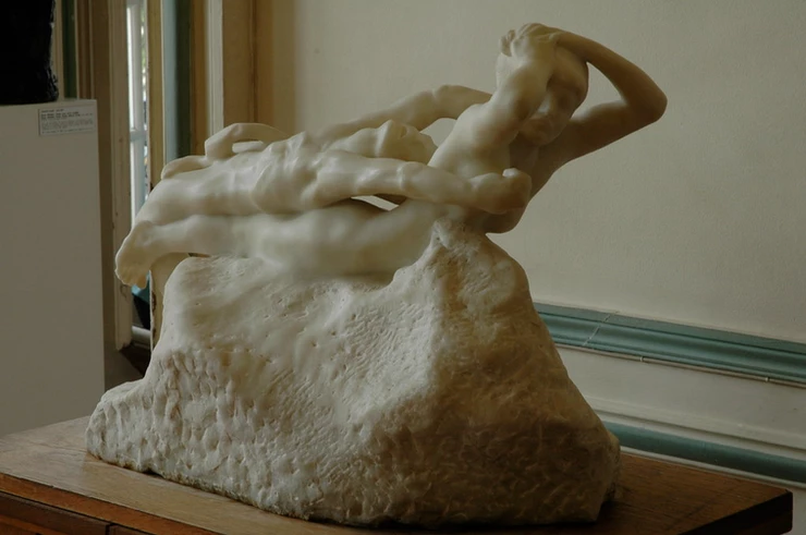 Auguste Rodin, Fugitive Love, 1887 -- in marble