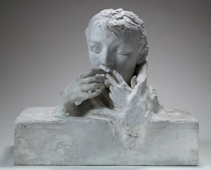 August Rodin, Farewell, 1898 -- created after Camille Claudel broke off their affair
