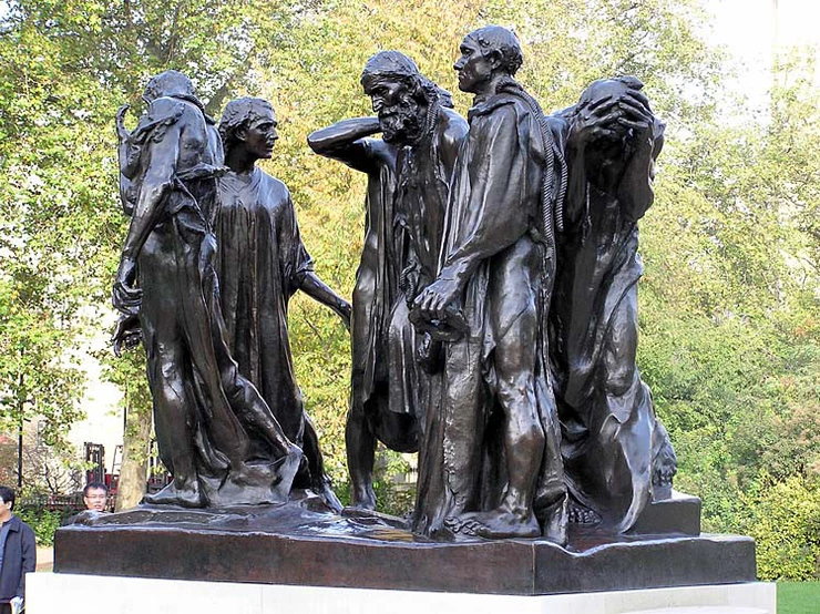 Auguste Rodin, Burghers of Calais, 1884-95