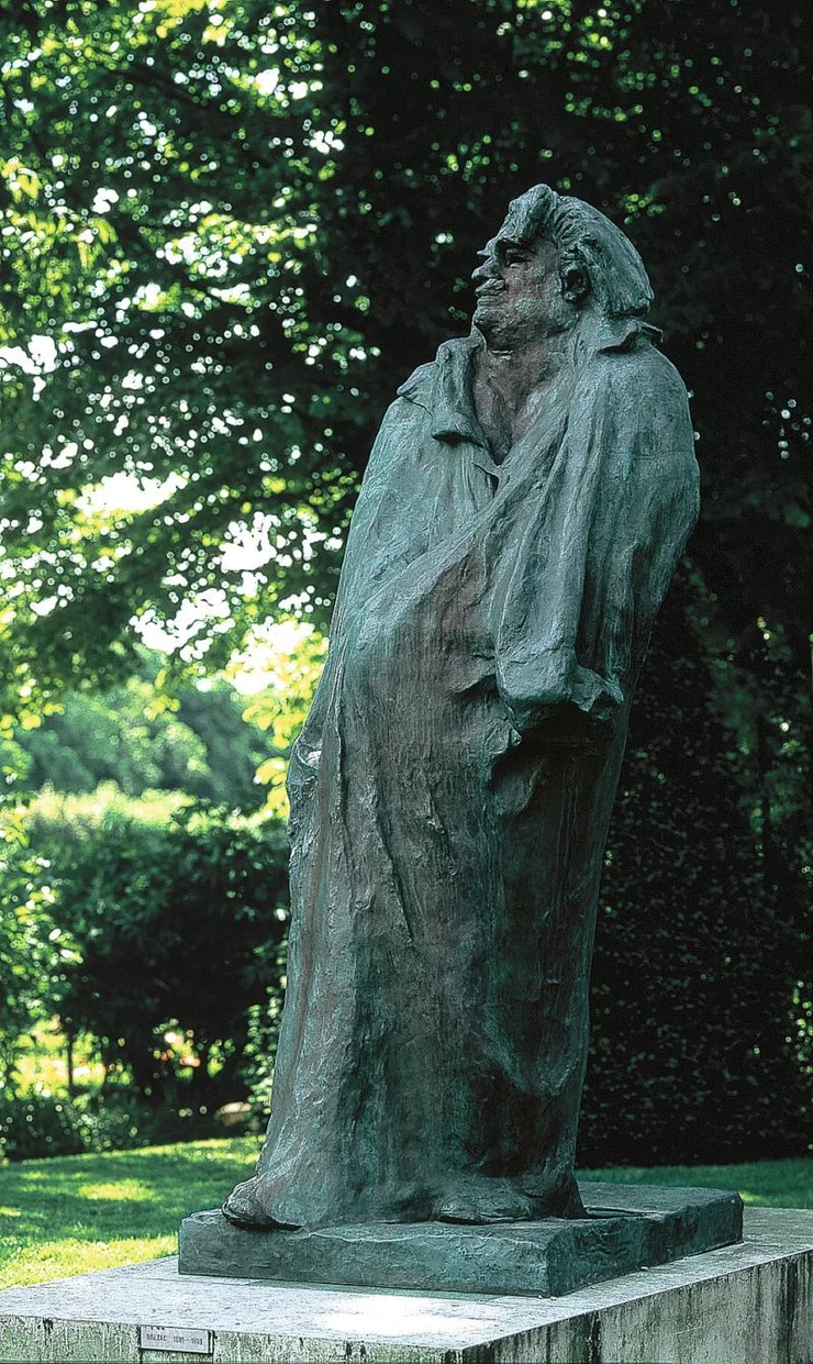 Auguste Rodin, Monument to Balzac, 1891, one of Rodin's most revolutionary sculptures
