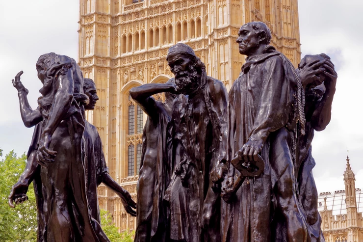 Rodin's Burghers of Calais