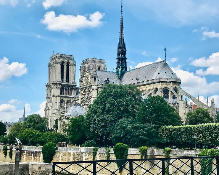 my last photo and last look at Notre Dame in June 2018 before the fire