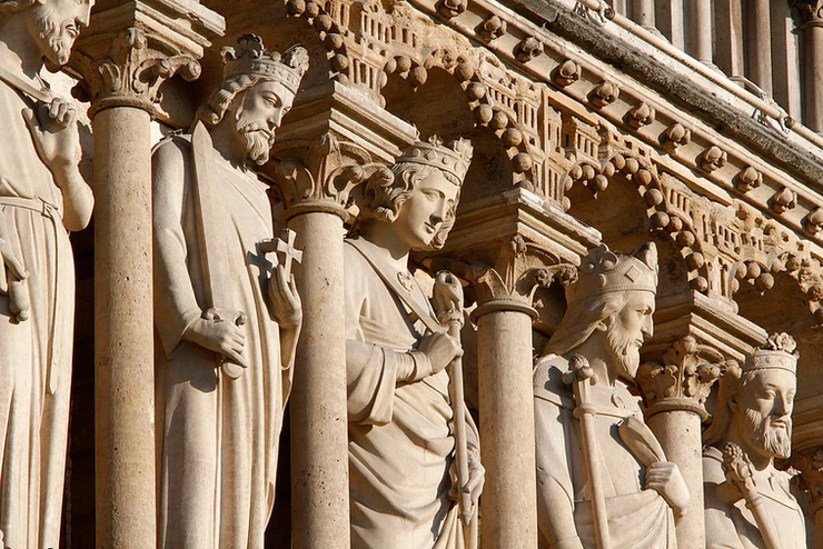 Notre Dame's Gallery of Kings on the western facade