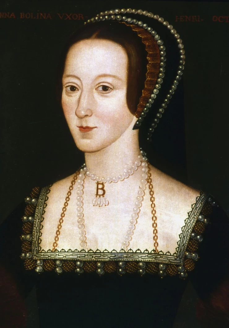 Anne Boleyn, late 16th century copy of a lost original of c.1533-1536  -- Henry VIII's doomed second wife and mother of Queen Elizabeth I
