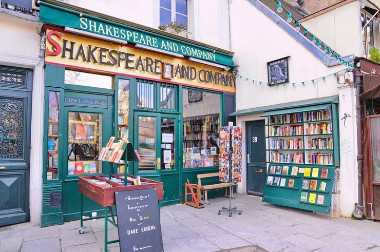 Shakespeare and Company bookstore on Paris' Left Bank