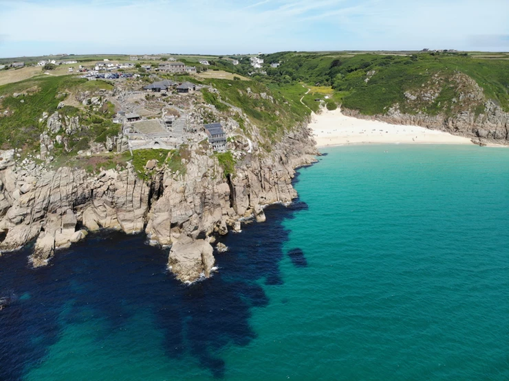the coast of Cornwall England 