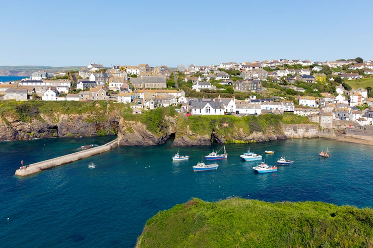 the village of Port Issac in Cornwall, which stars as Portwenn in DocMartin