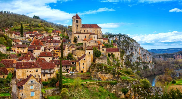 Saint-Cirq-Lapopie, one of France's prettiest villages