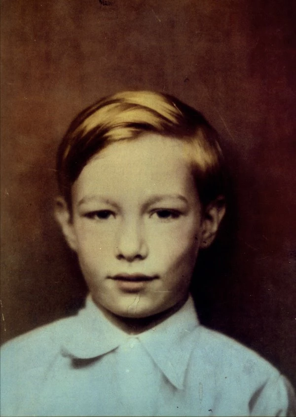 a young Andy Warhol, at the Warhol Museum