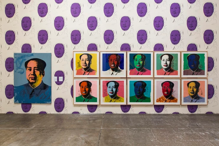 Andy Warhol Museum’s fourth floor Mao installation