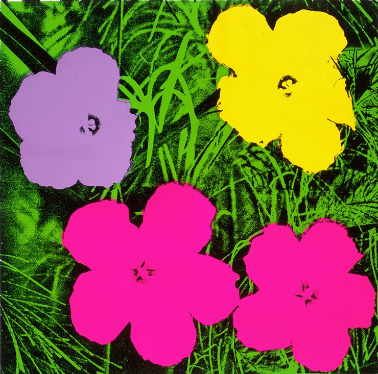 Andy Warhol, Flower series, 1964