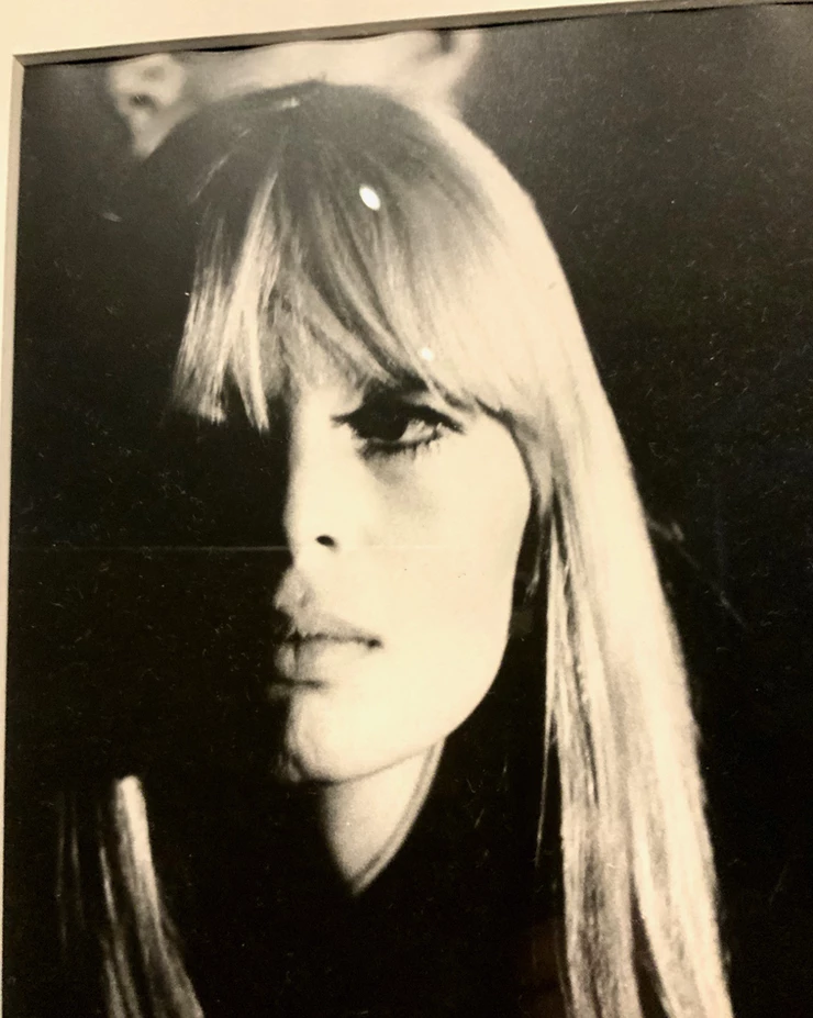 photo of Nico from the Chelsea Girls film at the Warhol Museum