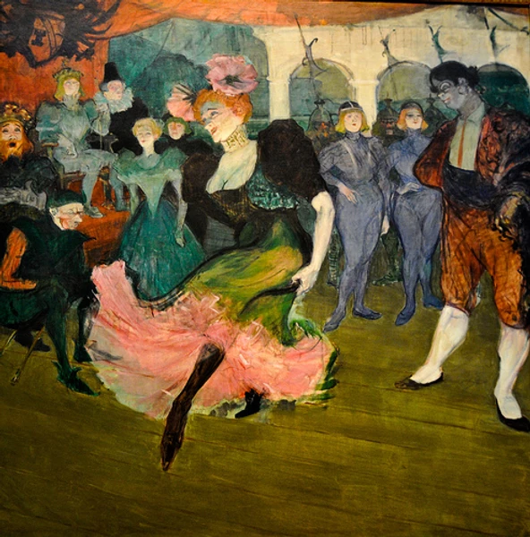 Toulouse-Lautrec, Mademoiselle Marcelle Lender dansant dans "Chilperic"