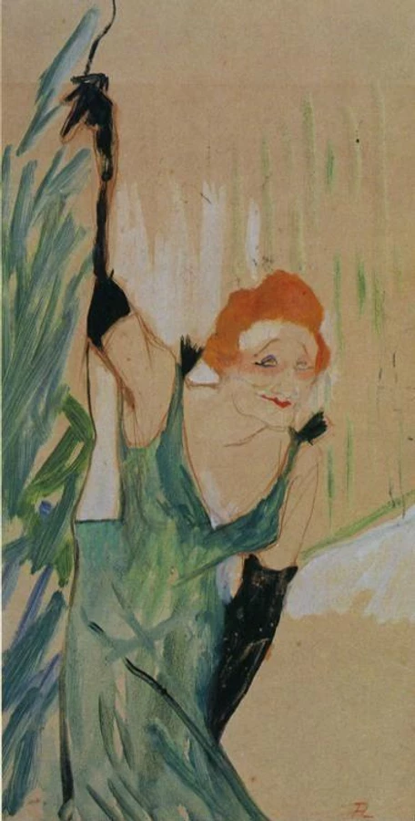 Toulouse-Lautrec, Yvette Guibert Taking a Curtain Call, 1894