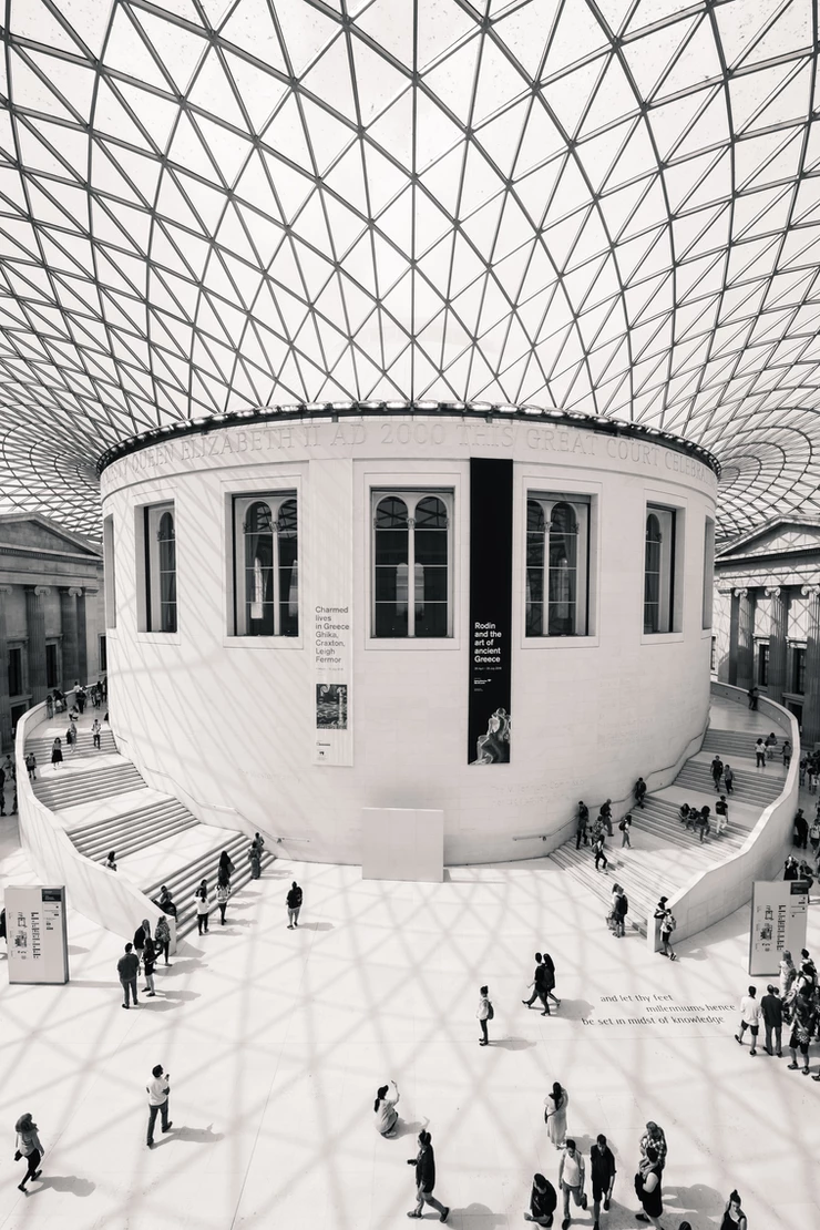 atrium of the British Museum