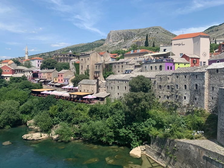 a stony Mostar old town