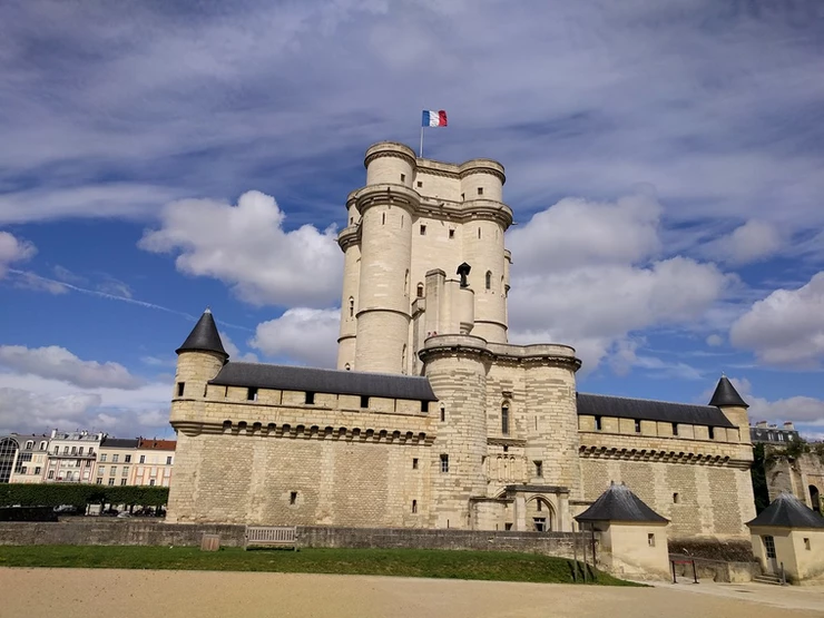 the Chateau de Vincennes fortress in the suburbs of Paris