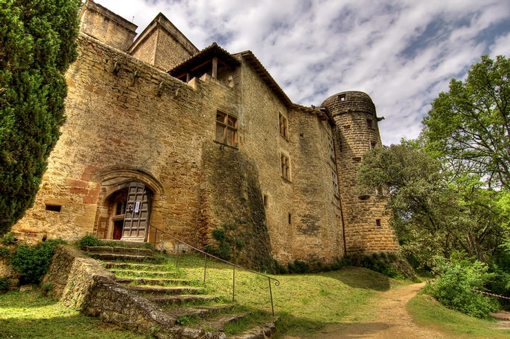 Gothic-Renaissance chateau in Lourmarin